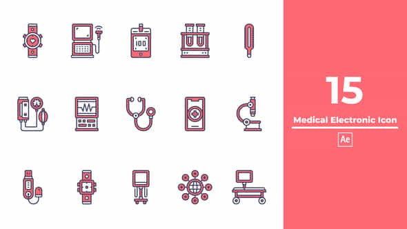 Medical Electronic Icon - VideoHive 48570395