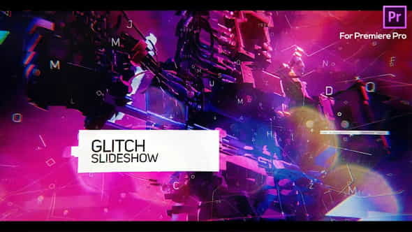 Glitch Slideshow for Premiere Pro - VideoHive 25692502