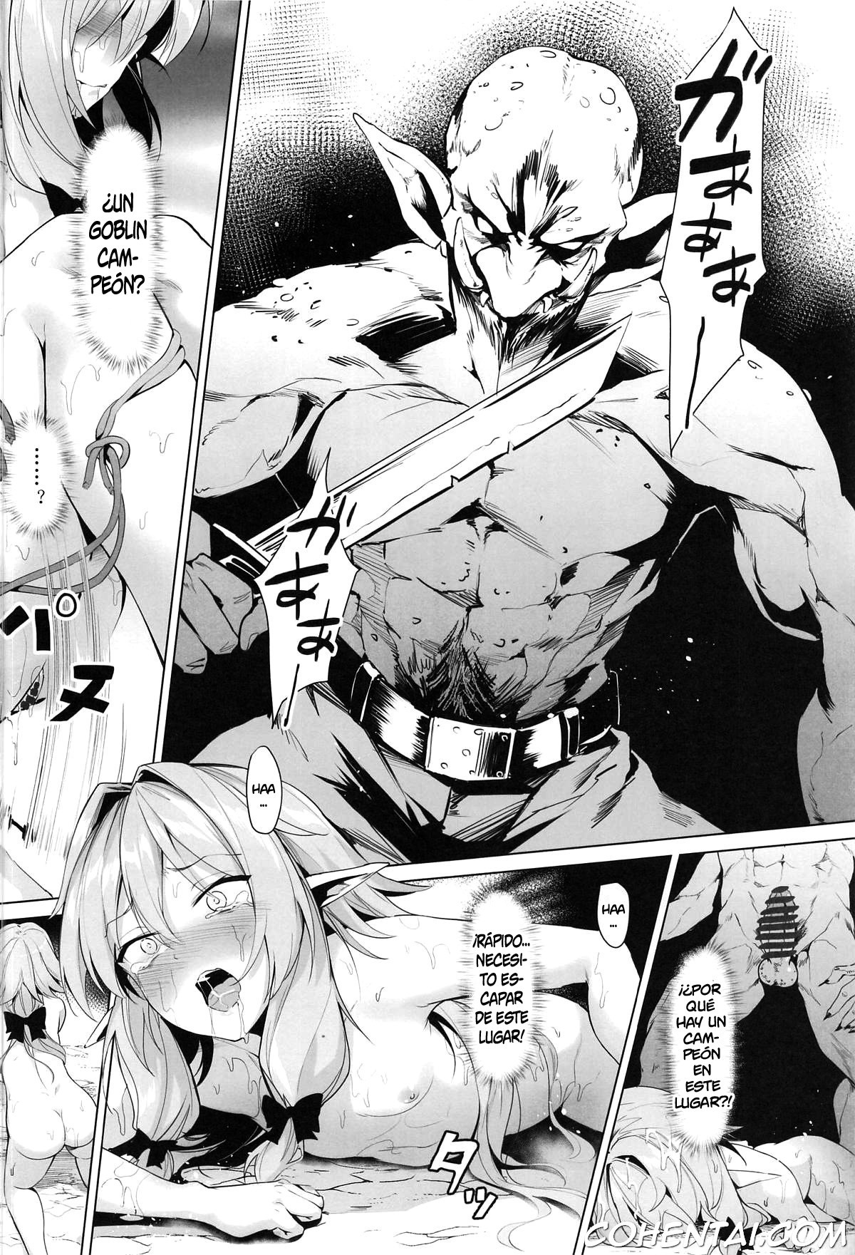 Moshi Onna Seirei ga Goblin ni Tsukamattara… (Goblin Slayer) xxx comics manga porno doujin hentai español sexo 