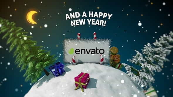 New Year card 3D - VideoHive 18616946