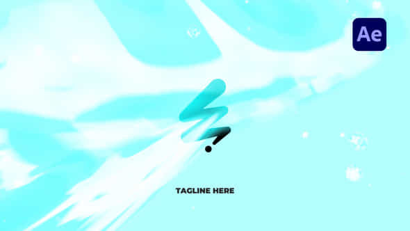 Anime Style Water Splash Logo Unveil - VideoHive 54222394