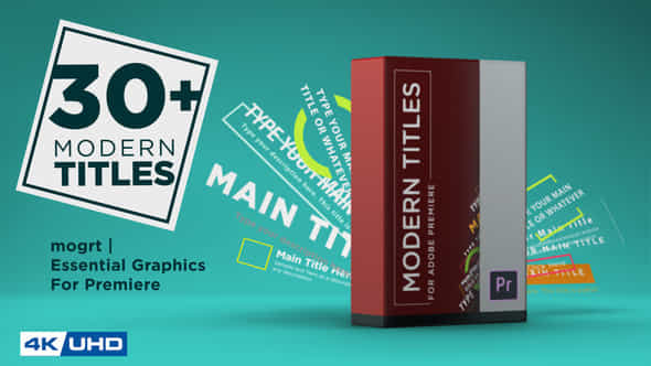 Modern Titles Pack - VideoHive 22257907