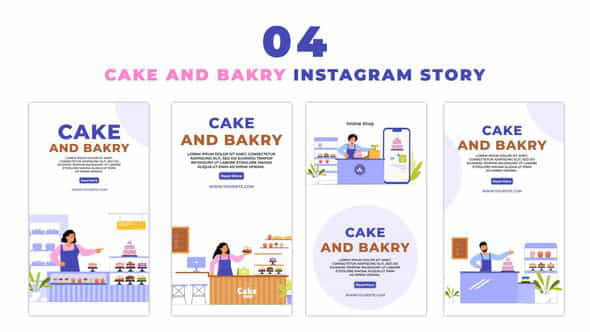 Cake and Bakery - VideoHive 47440760