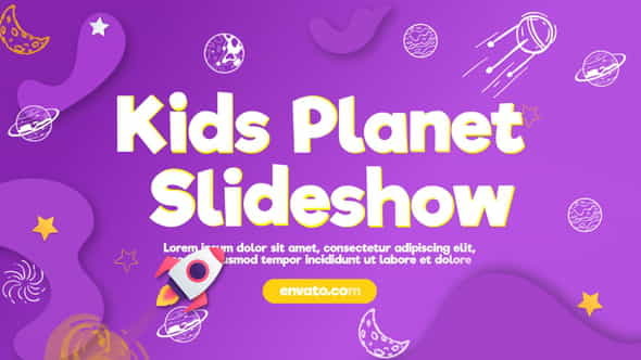 Kids Planet Slideshow | MOGRT - VideoHive 34502550