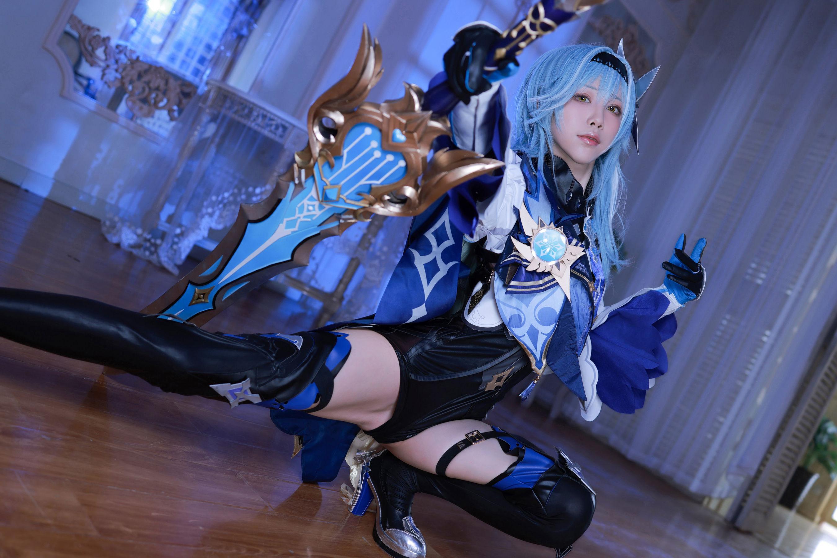 [网红COSER] 动漫博主水淼aqua – 原神优菈 原造(11)