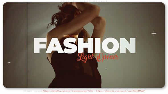 Fashion Light Opener - VideoHive 44924980