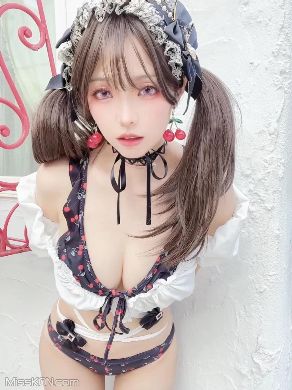 Coser@Ely_eee (ElyEE子): 2023 August B-櫻桃地雷系少女 Cherry Ground Mine Girl (22 photos)