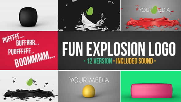 Fun Explosion Logo - VideoHive 12778911
