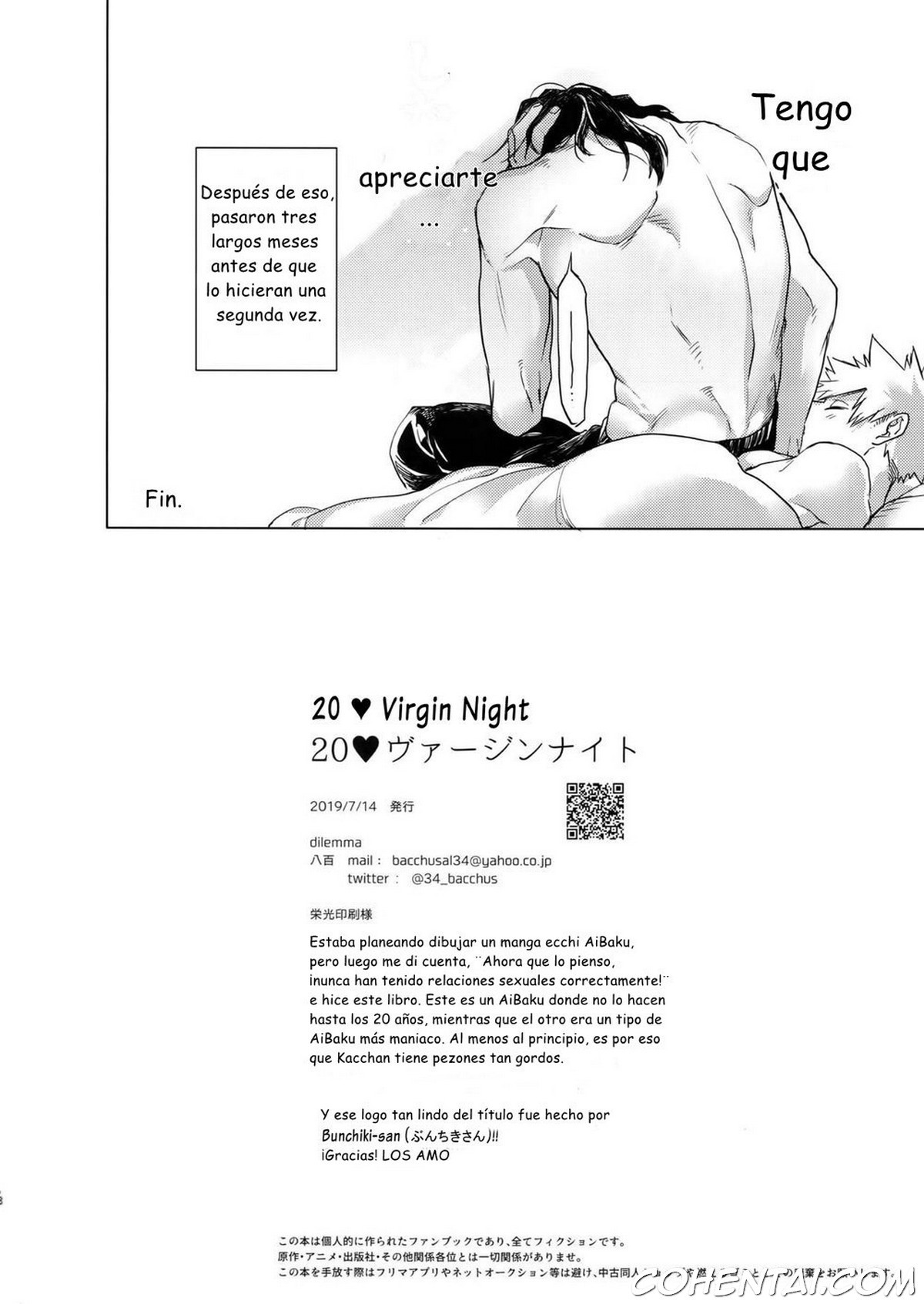 20 Virgin Night (Boku no Hero Academia) xxx comics manga porno doujin hentai español sexo 