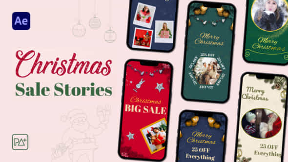 Christmas Sale Stories - VideoHive 41857336