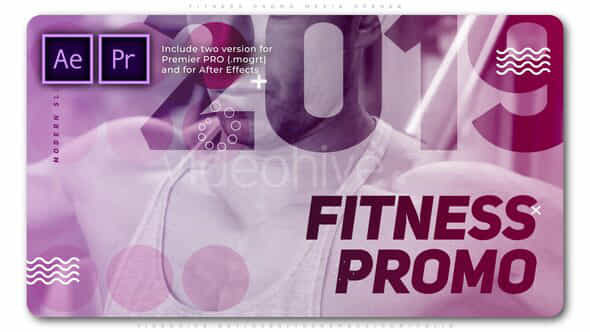 Fitness Promo Media - VideoHive 25719599