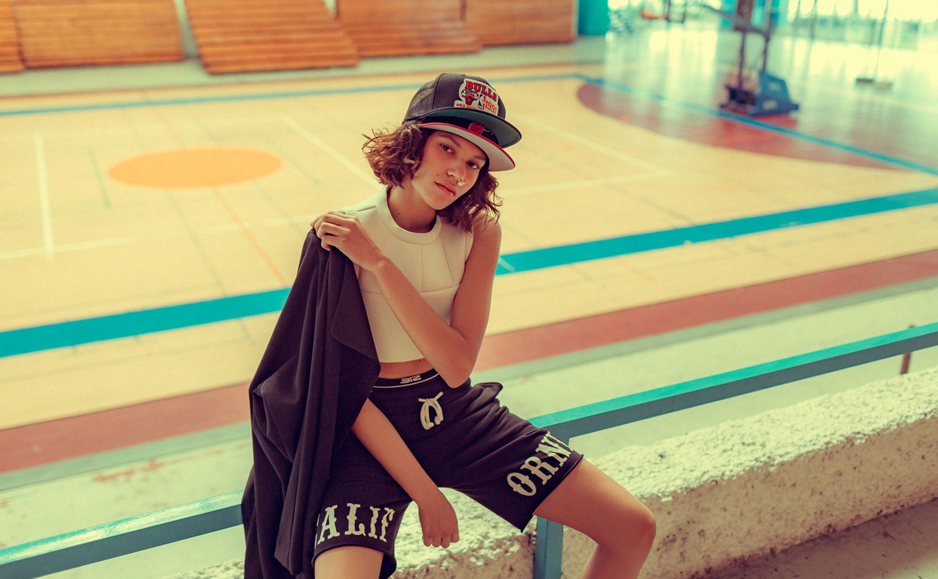 Cindy Gradilla by David Franco / NBA legends симуляция баскетбола НБА в исполнении фотомодели Синди / фото 11