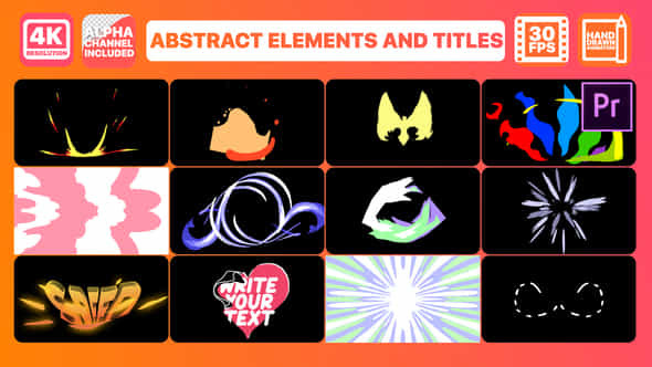 Abstract Elements - VideoHive 26500170