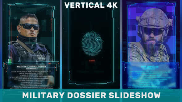 Military Dossier Slideshow - VideoHive 39973695