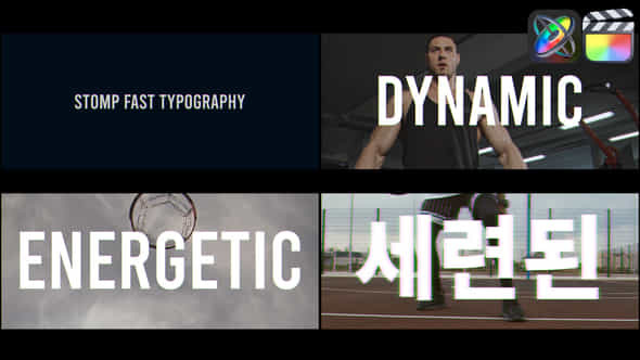 Stomp Fast Typography For Fcpx - VideoHive 53797501