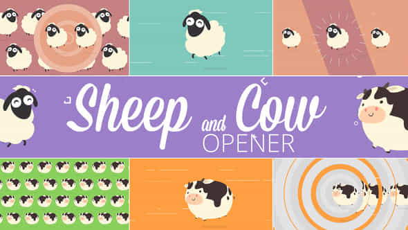 Sheep And Cow Opener - VideoHive 27680115