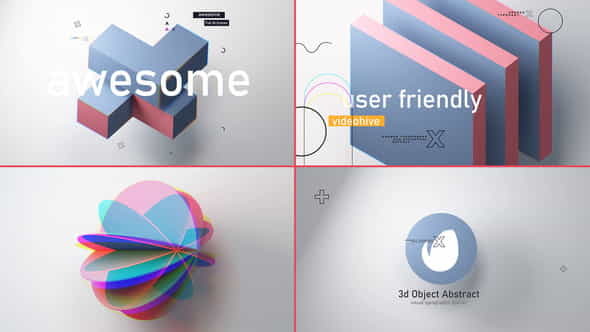 Object Abstract 3d - VideoHive 40104108