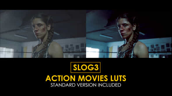 Slog3 Action Movies And Standard Color Luts - VideoHive 48801030