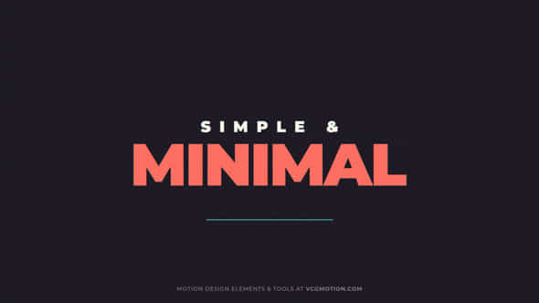 Minimal Titles - VideoHive 44173138