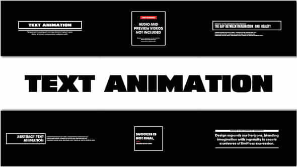 Text Animation - VideoHive 52296858