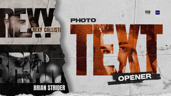 Photo Text Openers - VideoHive 59371147