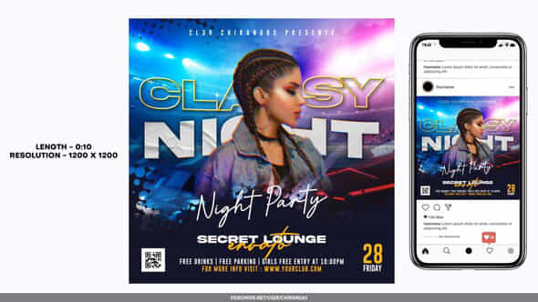 Night Club Flyer V7 - VideoHive 49291346