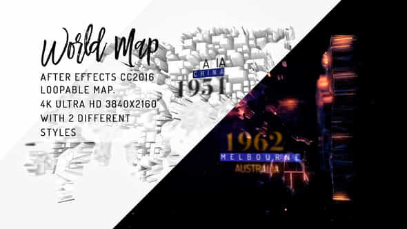 World Map - VideoHive 23828990