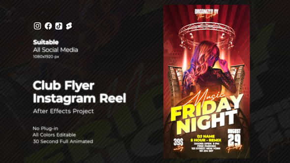 Club Flyer Instagram - VideoHive 47314438