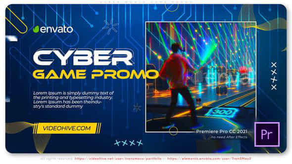 Cyber World Gamer - VideoHive 46776339