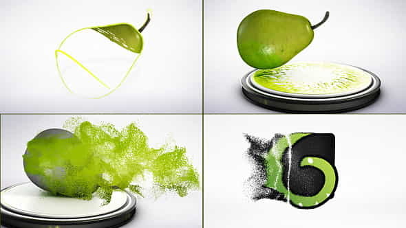 Pear Particles Logo Reveal - VideoHive 8466299