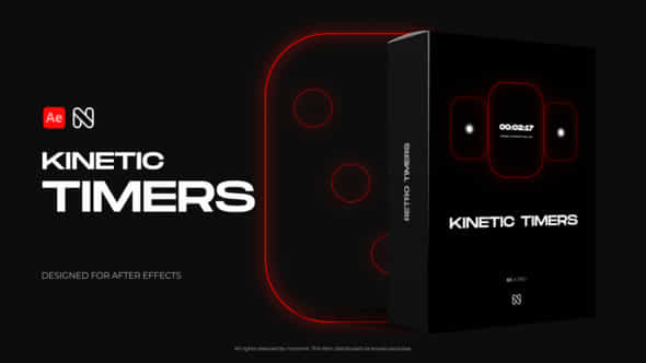 Kinetic Timers - VideoHive 51081434