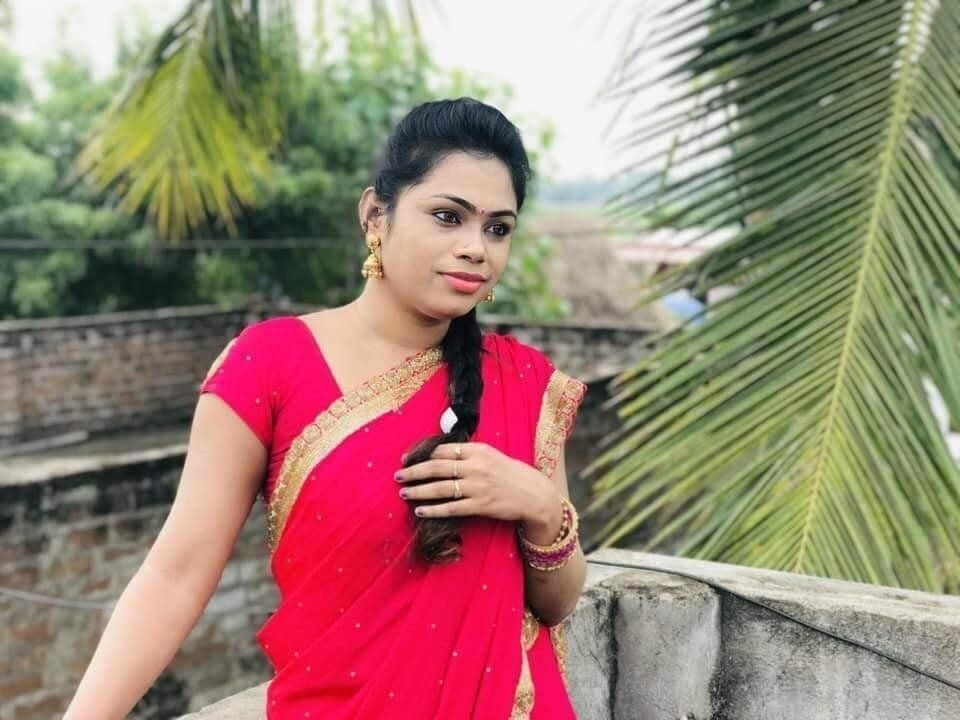 Tamilnadu saree aunty-3872