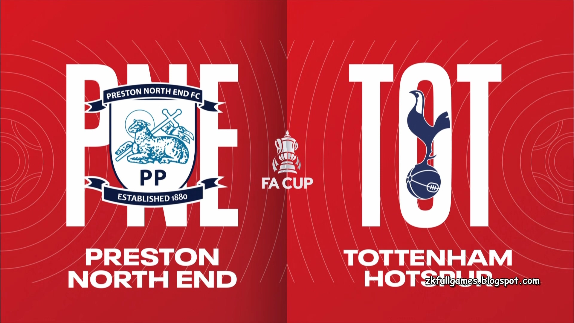 Full match: Preston North End vs Tottenham Hotspur