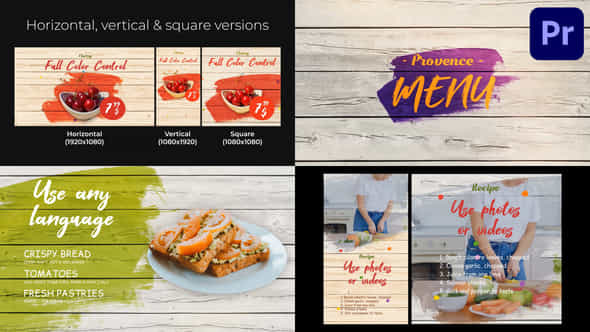 Provence Menu - VideoHive 44959249