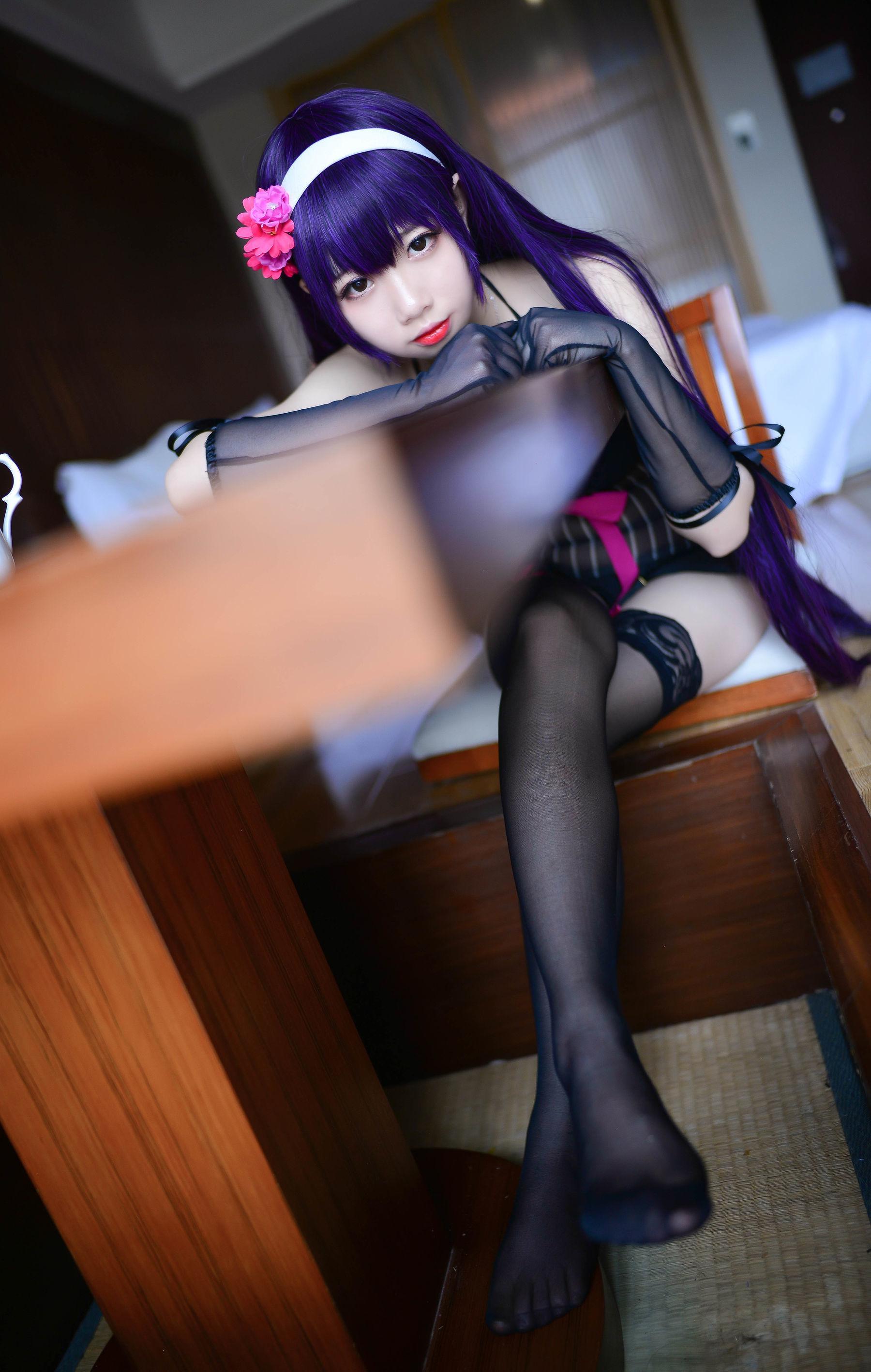 COSER雪琪SAMA《霞之丘诗羽内衣》 [COSPLAY美女] 写真集(8)