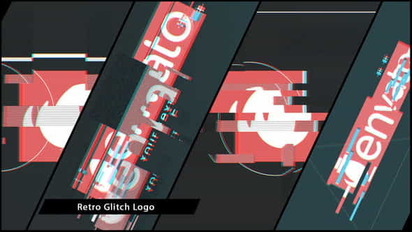 Retro Glitch Logo - VideoHive 15845470