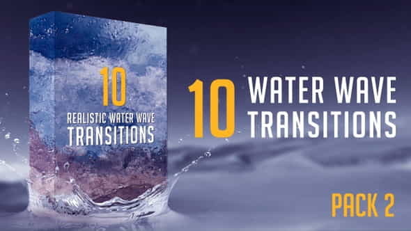 Water Wave Transitions Pack 2 - VideoHive 23049175