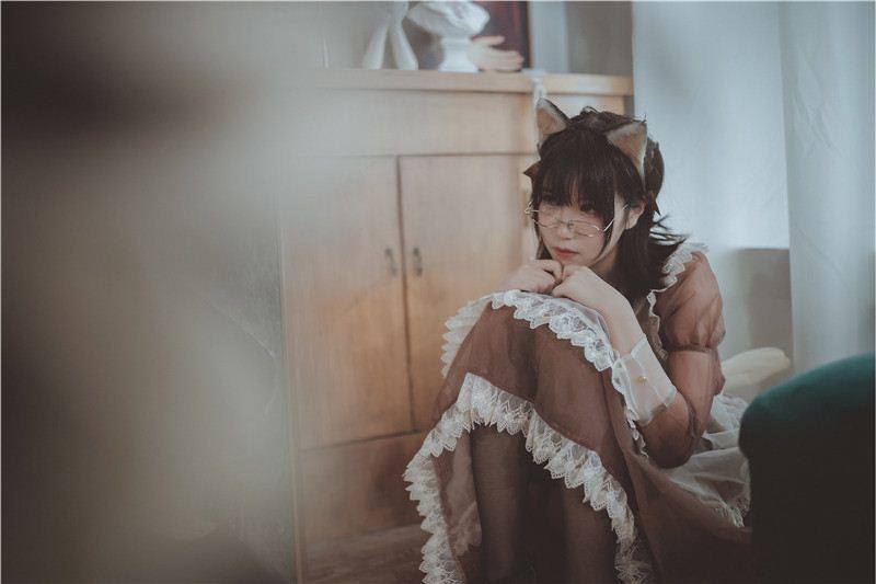 Cosplay逐月su - 透明女仆写真(11)