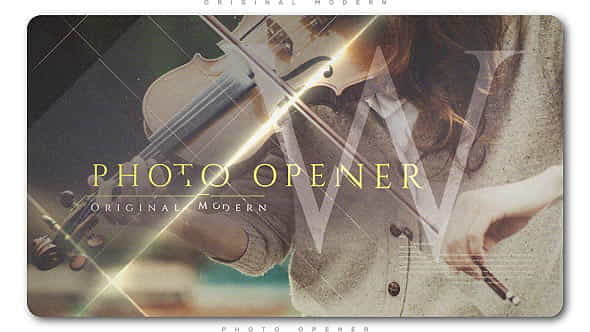 Original Modern Photo Opener - VideoHive 21144113