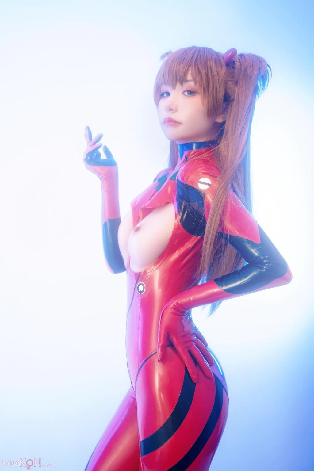 Coser@爆机少女喵小吉 (Nekokoyoshi): 明日香 人类补奸计划 (80 photos )(44)