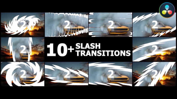 Slash Transitions - VideoHive 46836242