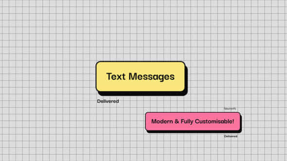 Modern Text Messages - VideoHive 51804085
