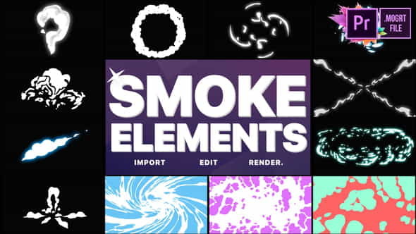 Smoke Elements Pack 06 | - VideoHive 28790591