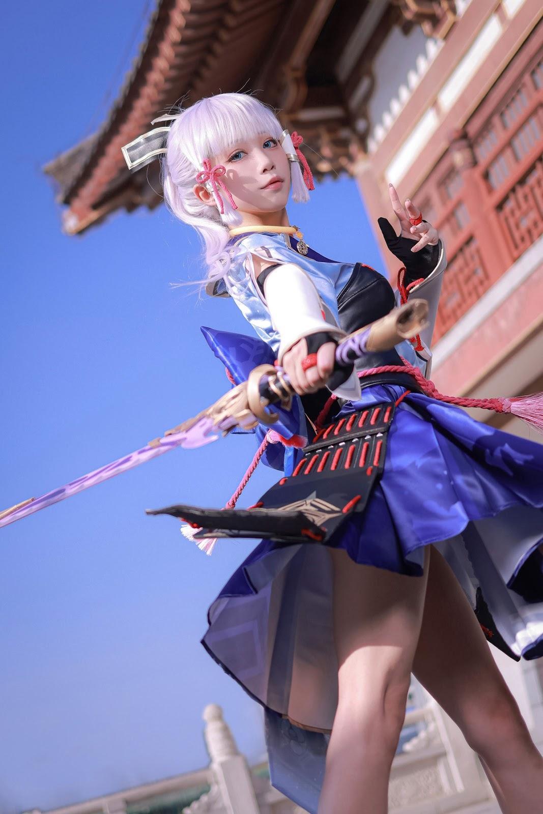 Cosplay 水淼Aqua 神里綾華 Kamisato Ayaka(8)