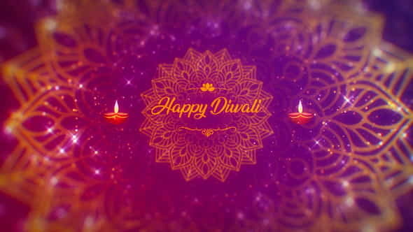 Diwali Wishes Logo Mogrt - VideoHive 33938184