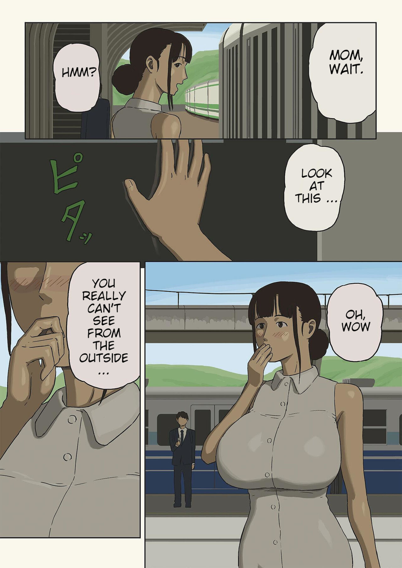 [Izayoi no Kiki] Share 4 Oyako no Shasou kara Ai to Sex o Motomete  Share 4 - A Parent and Child in the Window of a Train Car Seeking Love and Sex  [English]