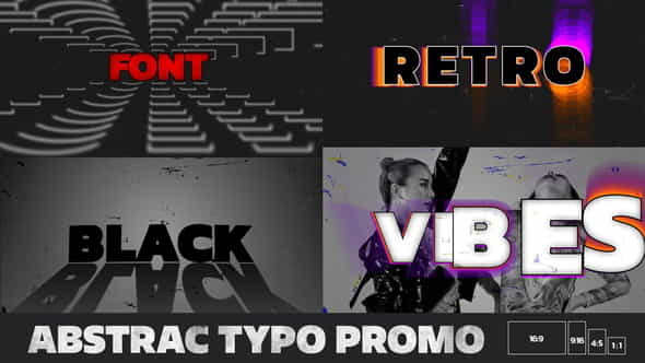 Abstrac Typography - VideoHive 29624555