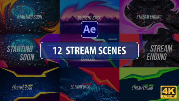Stream Scenes | After Effects - VideoHive 29301552