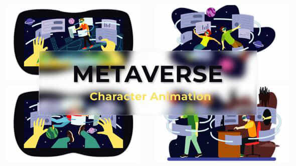 Metaverse Character Animation - VideoHive 37070356