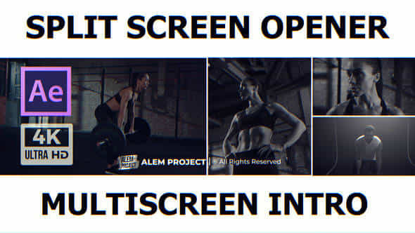 Split Screen Opener - VideoHive 47362287